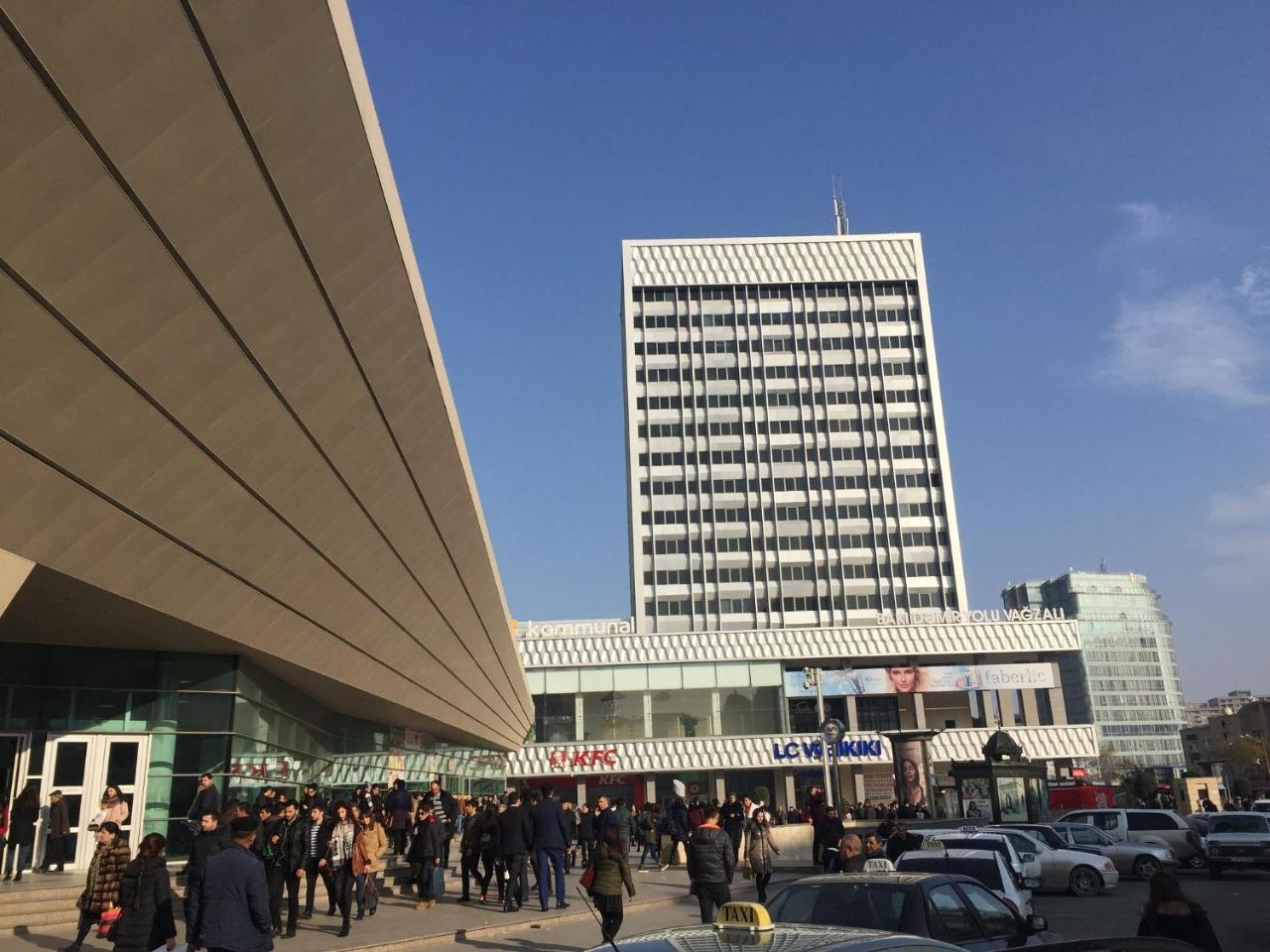 Demir Yol Plaza Hotel バクー エクステリア 写真